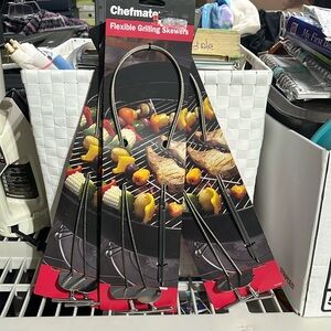 Chefmate Flexible Grilling Skewer BBQ Grill cookout new 28 3/4” x 6